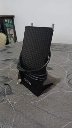 Kit Eletrônicos: Antena Intelbras + Conversor HDMI/VGA + Fonte Universal Notebook
