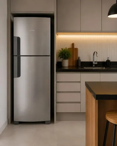 Vendo Refrigerador Consul 377 Litros Frost Free Inox CRM44MK - 127 Volts