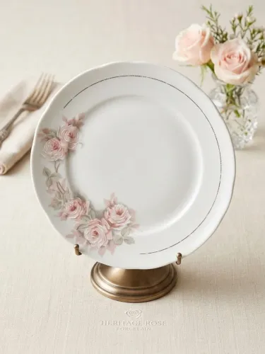 Prato antigo raso porcelana real