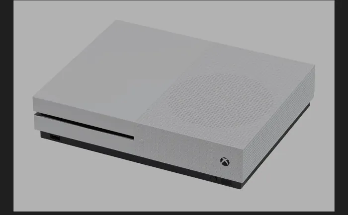 é um Xbox One s com um controle preto e 5 jogos