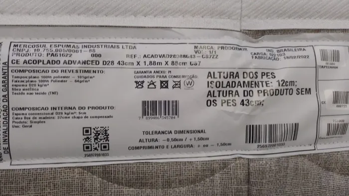 Cama box conjugada solteiro