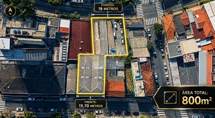 Terreno com Estrutura para Estacionamento para Locação, 800m² - Centro, Santo André/SP.