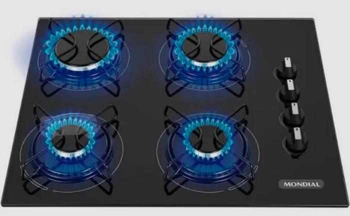 Fogão cooktop a gás