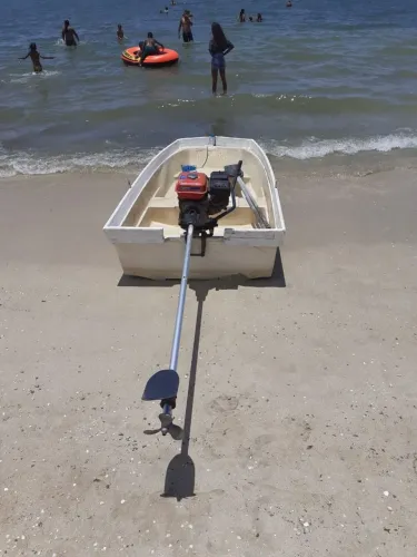 Bote fibra com motor ou separado vendo
