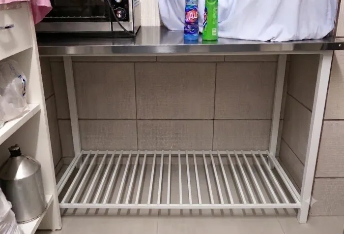 MESA DE INOX REFORÇADA