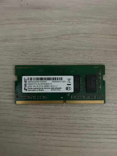 Memória Notebook 4gb DDR 4 Smart