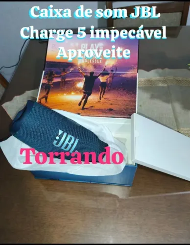 Caixa de som JBL Charge 5 impecável , Barbada