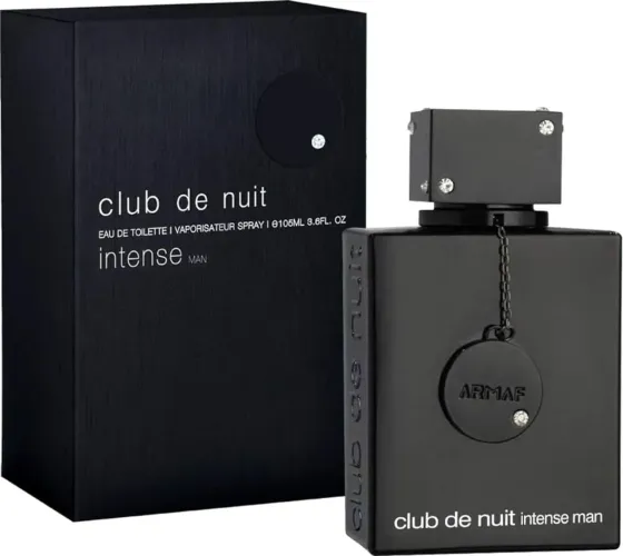 Perfume Árabe Club de Nuit Intense Masculino Amadeirado EDP 100ml.
