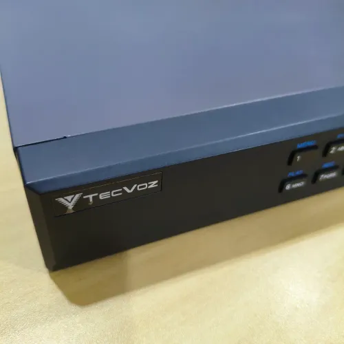 DVR Tecvoz 4 Canais Stand Alone Com Fonte No Estado Sem HD