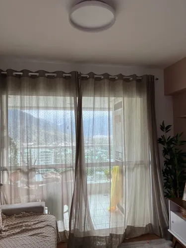 Cortina de linho 