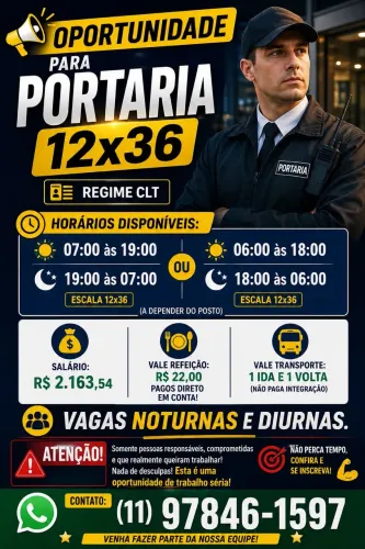 Vagas Portaria 