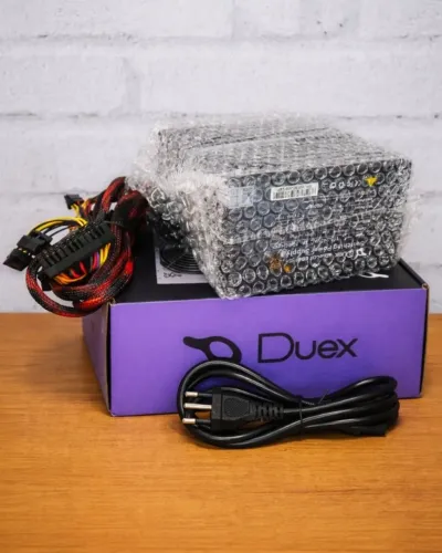 FONTE GAMER 600W 80 PLUS BRONZE DUEX