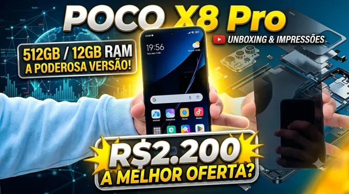 POCO X8 PRO VERSÃO GLOBAL 512/12