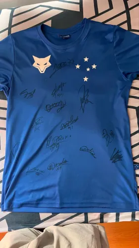 Camisa Autografada Cruzeiro