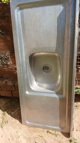 Pia inox usada em ótimo estado!!!
