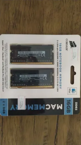 Memória de notebook e macbook de 16GB 