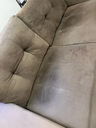 Sofá 2 lugares marrom