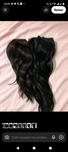 Cabelo humano no tic tac