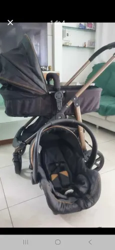 Carrinho de bebê  e bebê conforto  modelo  Galzerano 