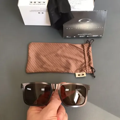 óculos de sol oakley holbrook metal marrom