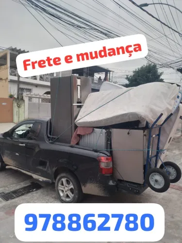 Fretes pra frete, bento Ribeiro, ilha, Niterói, caxias, Realengo,tanque, jacaré,rocha. 24h