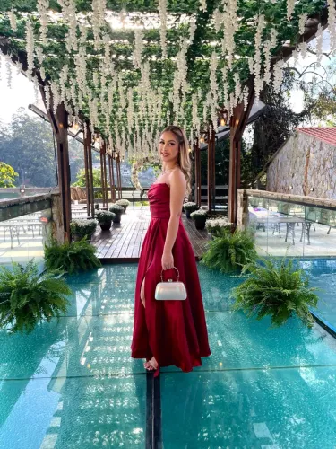 Vestido marsala tamanho PP
