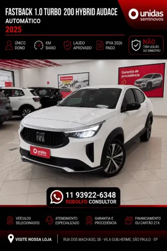 Fiat Fastback Audace 200 TB AUT (hibrído) 2025