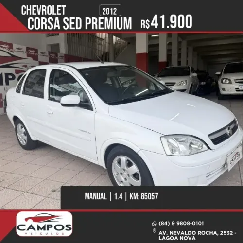 Chevrolet Corsa Sed. Premium 1.4 8V Econoflex 4P 2012