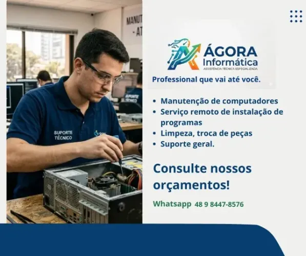 Serviço de Manutenção de PCs, Formatação, ativação de windows e instalação de software