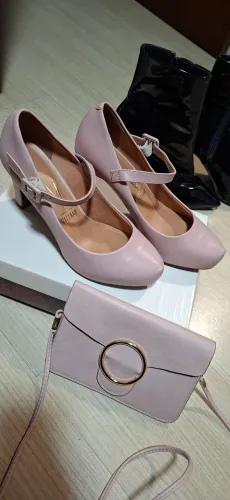 Sapato Meia Pata + bolsa