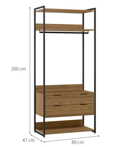Guarda-Roupa Closet com Arara | Novinho