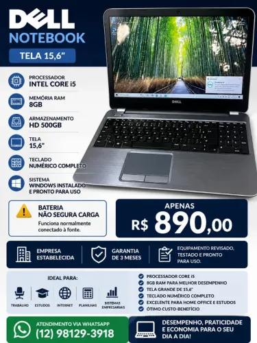 Notebook Dell 15.6
