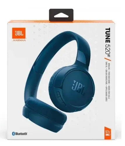 Fone Bluetooth Jbl 520bt sem fio 57hs Bateria  Lacrado 
