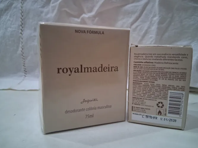 Kit Royal Madeira 75ml + Royal Madeira 25ml Jequiti