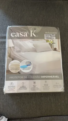 Protetor de colchão Impermeável Casal - 100% Algodão