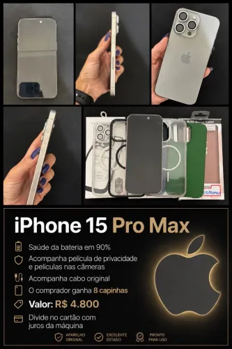 iPhone 15 pro Max (muito novo)