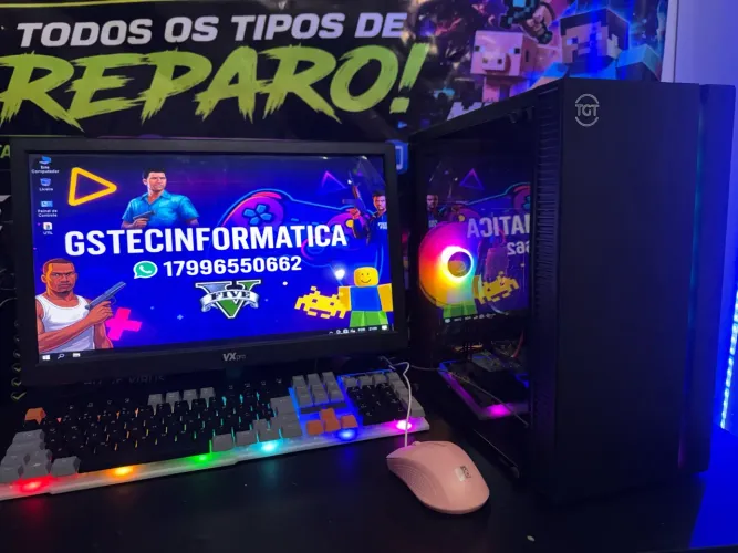 PC GAMER COMPLETO NOVO COM JOGOS