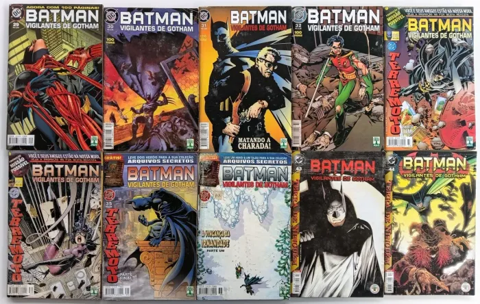 Quadrinhos Batman e Batman: Vigilantes de Gotham (Abril)
