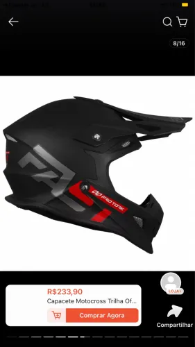 Capacete  Fast 62