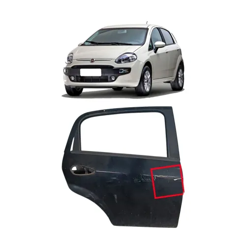 Porta traseira direita C/Detalhe Fiat Punto 2014