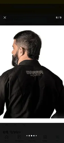 Kimono preto + faixa branca 