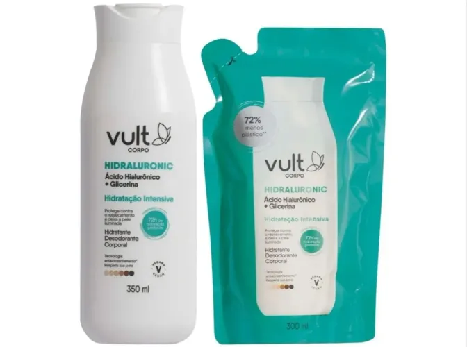 Kit hidratante+refil Vult hialurônic