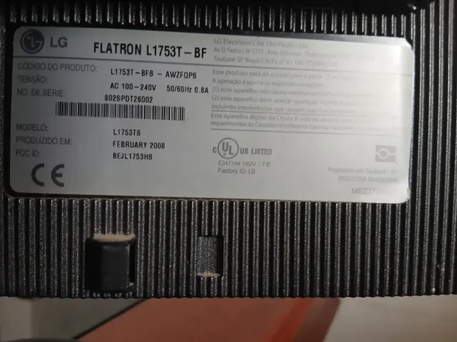 Monitor de PC 20 polegadas,  tela com mancha
