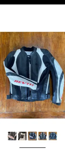 Jaqueta motoqueiro moto Revit couro legítimo com proteção
