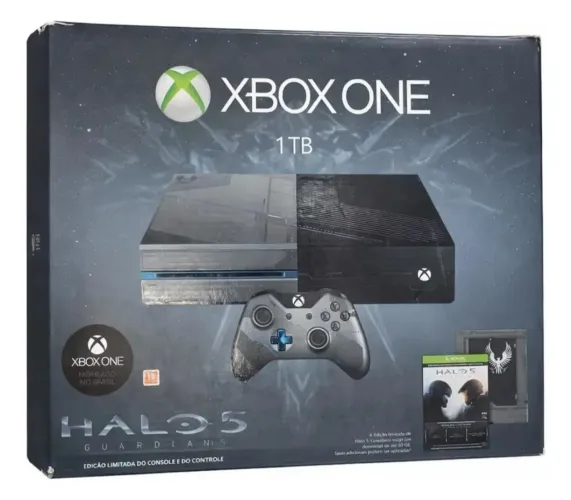 Xbox One 1tb (Versão exclusiva Halo)