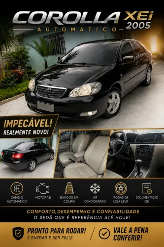 Toyota Corolla XEI 1.8/1.8 Flex 16V Aut. 2005
