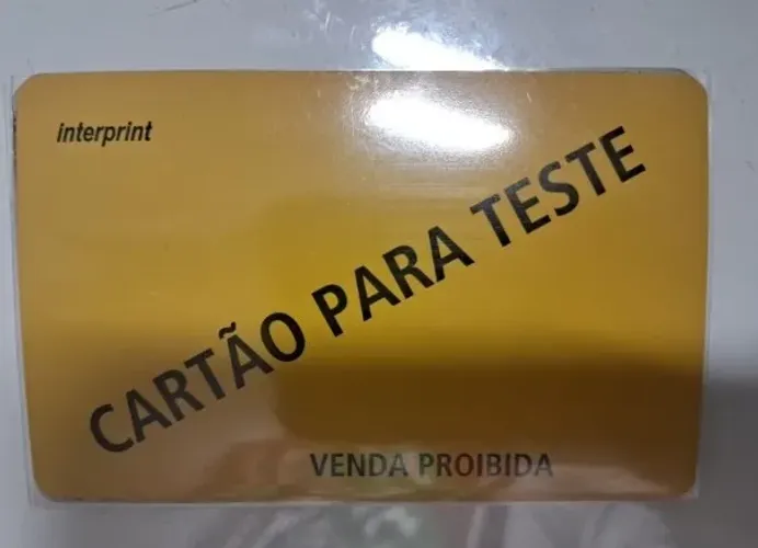 Cartão Telefônico Teste (Raridade)