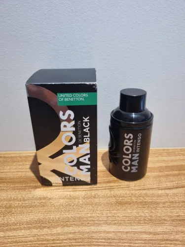 Perfume Colors man Black intenso original novo