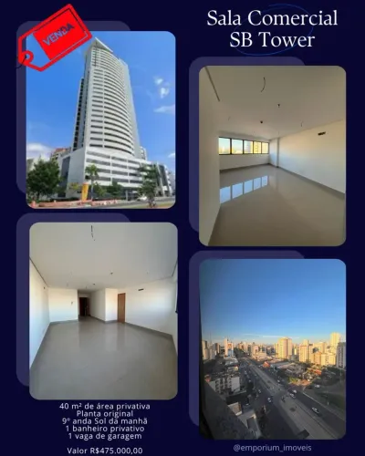 VENDA SALA COMERCIAL SB TOWER