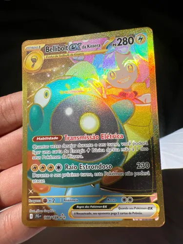 Carta Pokémon GOLD - Bellibolt Ex da Kissera